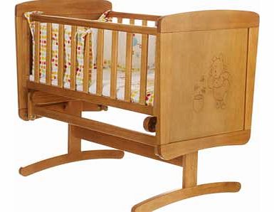 Disney Winnie the Pooh Gliding Crib. Mattress and