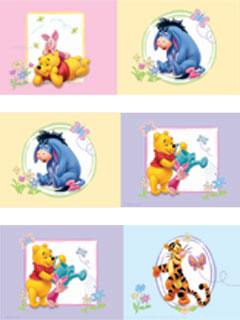 Disney Winnie the Pooh Winnie the Pooh Border `00 Acre Wood`Design Self Adhesive