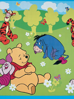 Disney Winnie the Pooh Winnie the Pooh Border Big 5m x 940mm