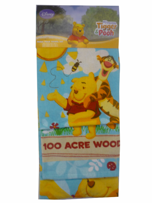 Disney Winnie the Pooh Winnie the Pooh Towel set 3 piece