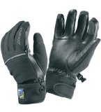 Divoza Sealskinz Ladies Riding Gloves, Black, Large