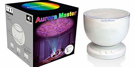  Multicolor Ocean Wave Relax Projector Pot Music Input, ocean Light, ocean Lamp, music Projection, MP3 Speaker LED Night Light