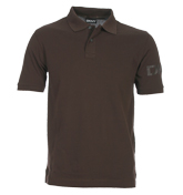 Black Coffee Pique Polo Shirt