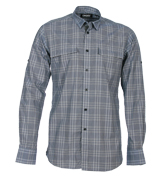 Cadet Blue Check Shirt