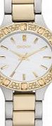 DKNY Ladies Chambers Two Tone Watch