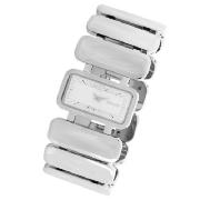 DKNY Ladies Wide Polished Link Bracelet Watch