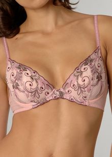 DKNY Paisley Embroidery demi padded bra