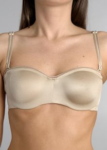 Satin Contours strapless bra