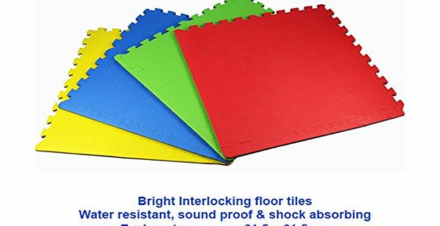 DML EVA FOAM MATS COMFORT FLOORING NON SLIP INTERLOCKING IDEAL FOR NURSERY, PLAYGROUPS amp; CHILDRENS PLAY AREA S