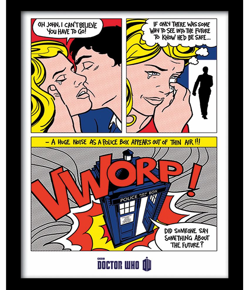 Doctor Who Pop Art Framed Print 30cm x 40cm