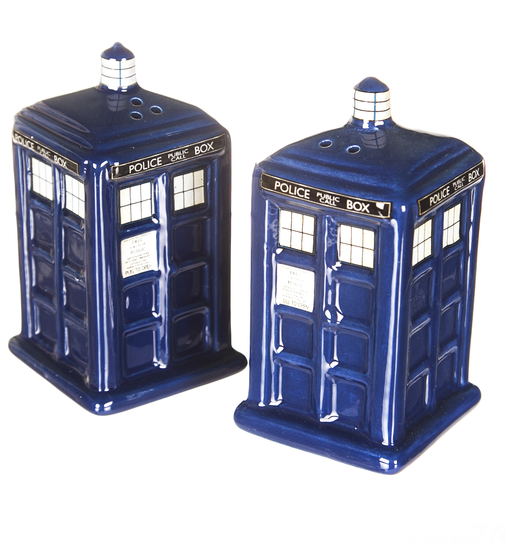 Tardis Salt And Pepper Shakers