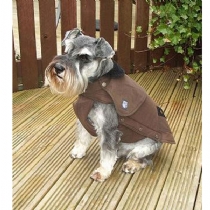 Danish Designs Wharfedale Brown Waxed Dog Coat 12