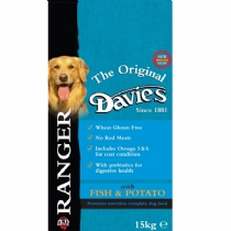 Davies Ranger Fish and Potato Dog Food 15Kg