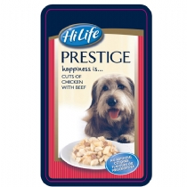 Hilife Prestige Adult Dog Pouches Mega Pack 150G