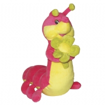 It Plush Caterpillar Pink 28Cm