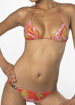 Florals triangle string bikini