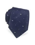 Dolce and Gabbana Mini Logo Silk Narrow Tie