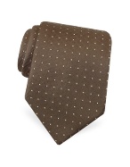 Mini Squares Geometric Woven Silk Tie