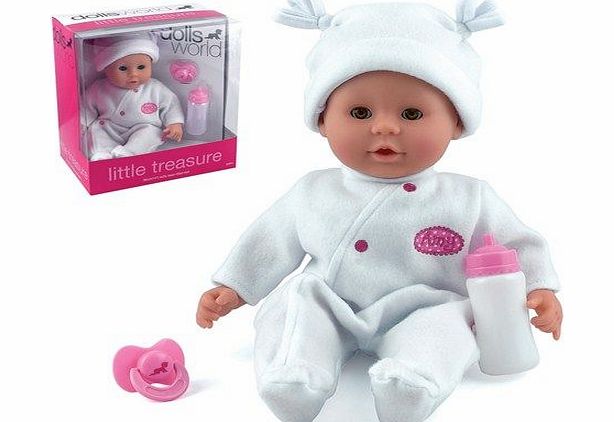 Dolls World Peterkin Dolls World Little Treasure Doll White