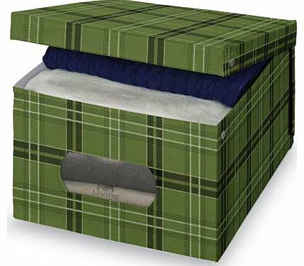 Domopak Tartan Matching PVC Box with Window - Extra Large