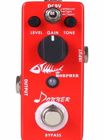 Donner Morpher Distortion Guitar Effect Pedal True Bypass