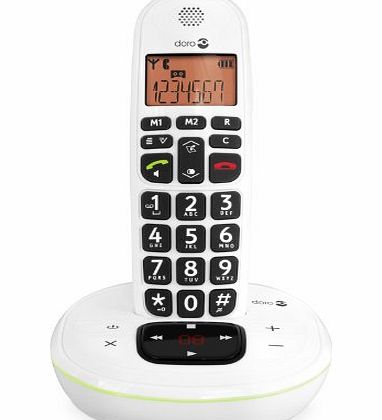 PhoneEasy 105W Single DECT Cordless Phone - White