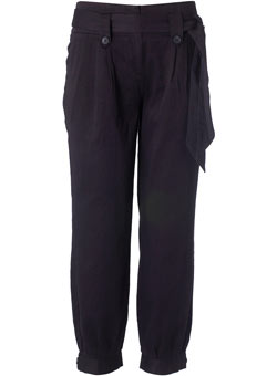 Dorothy Perkins Black coffee bean trousers