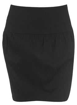 Dorothy Perkins Black lantern tulip skirt