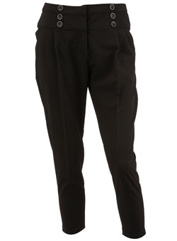 Dorothy Perkins Black peg leg trousers