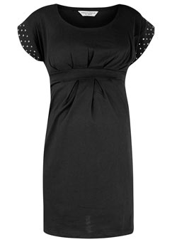 Dorothy Perkins Black studded sleeve tunic