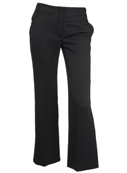 Dorothy Perkins Black wide leg striped trouser