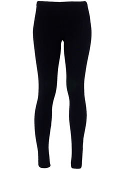 Dorothy Perkins Black zip leggings