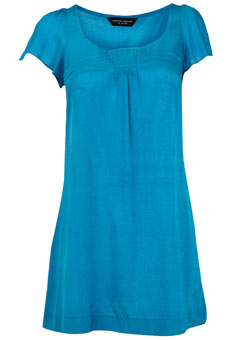 Blue bow tunic