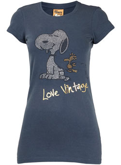 Blue snoopy t-shirt