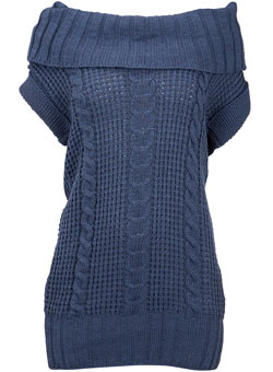 Dorothy Perkins Blue tabard jumper