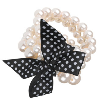 Bow pearl stretch