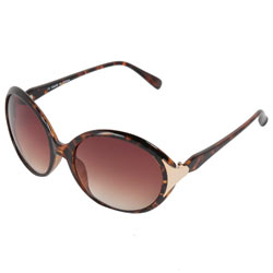 Brown large round sunglasses