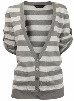 Dorothy Perkins Grey cuff cardigan