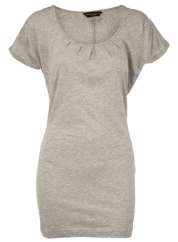 Dorothy Perkins Grey pleat front tunic