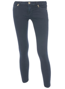 Dorothy Perkins Indigo ankle crop skinny jeans