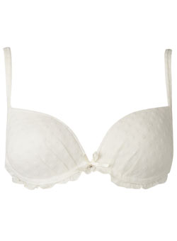 Dorothy Perkins Ivory large spot bra