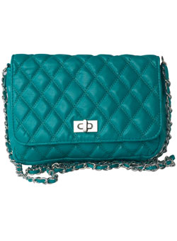 Jade chain cross-body bag