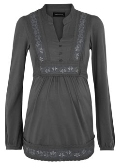 Dorothy Perkins Mamalicious black woven top