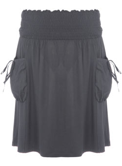 Dorothy Perkins Mamalicious green jersey skirt