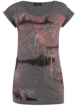 Mamalicious grey print t-shirt