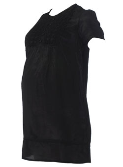 Dorothy Perkins Maternity black cornelli tunic