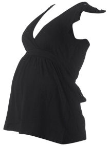 Dorothy Perkins Maternity black cutwork top