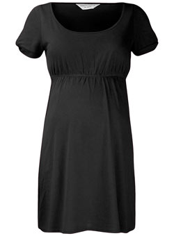 Dorothy Perkins Maternity black knot shoulder tunic