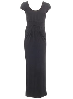 Dorothy Perkins Maternity black scoop maxi dress