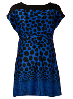 Dorothy Perkins Maternity cobalt pebble tie tunic